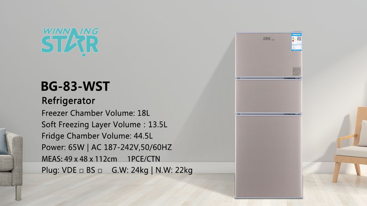 BG-83-WST-AC-VDE-YXZL Refrigerator Three doors thumbnail