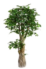 仿真榕树植物组合室内塑料绿植装饰摆件