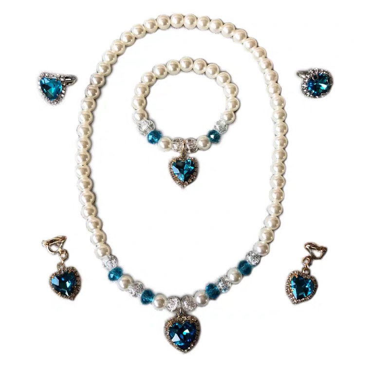 珍珠儿童套装可爱少女风