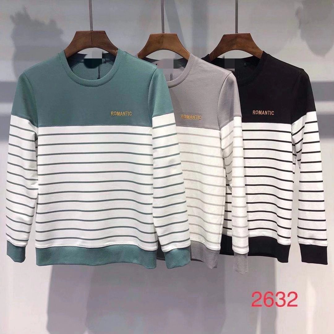 Long-sleeved T-shirt men's autumn Korean-style trendy sweatshirt men's white base layer, round-neck pullover long Johns T-shirt