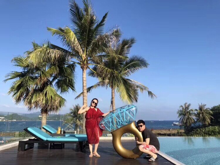 New inflatable diamond ring float swimming ring, water toy, thickened PVC diamond ring shape ring detail image 6