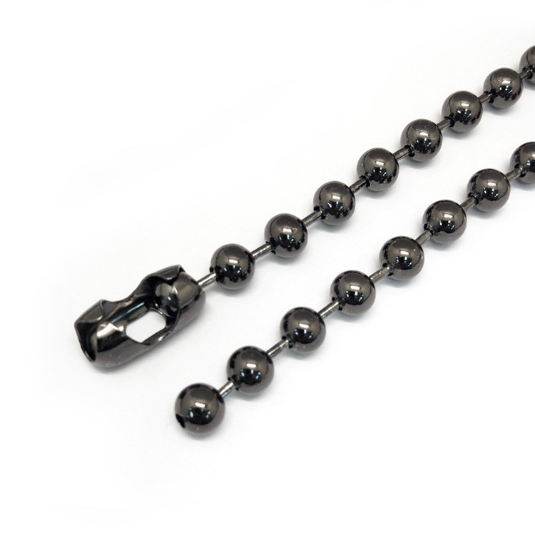 Dongguan Fengxing Hardware Factory Direct Sales 6.0 Bead Chain Hanging Plating/Roller Plating Alloy Chain Support Customization undefined