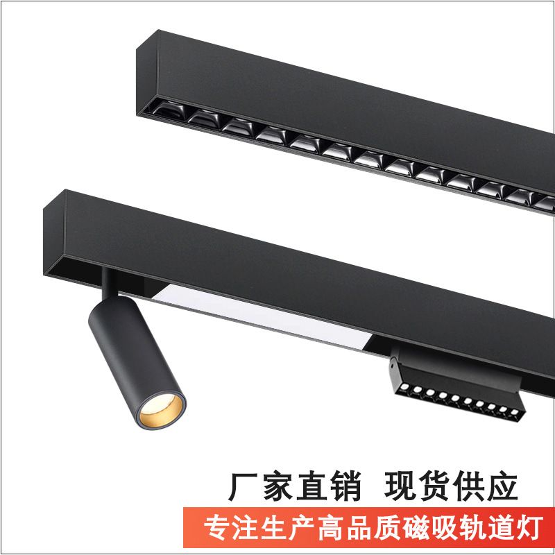48V magnetic absorption lamp no main lighting design magnetic absorption track lamp embedded hotel living room special