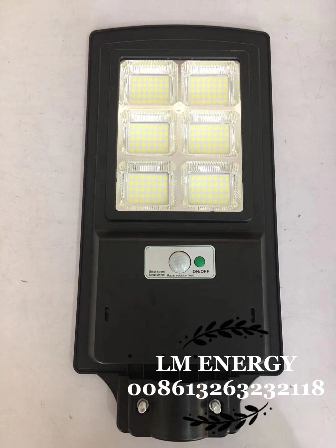 Solar integrated street lamp Specification image
