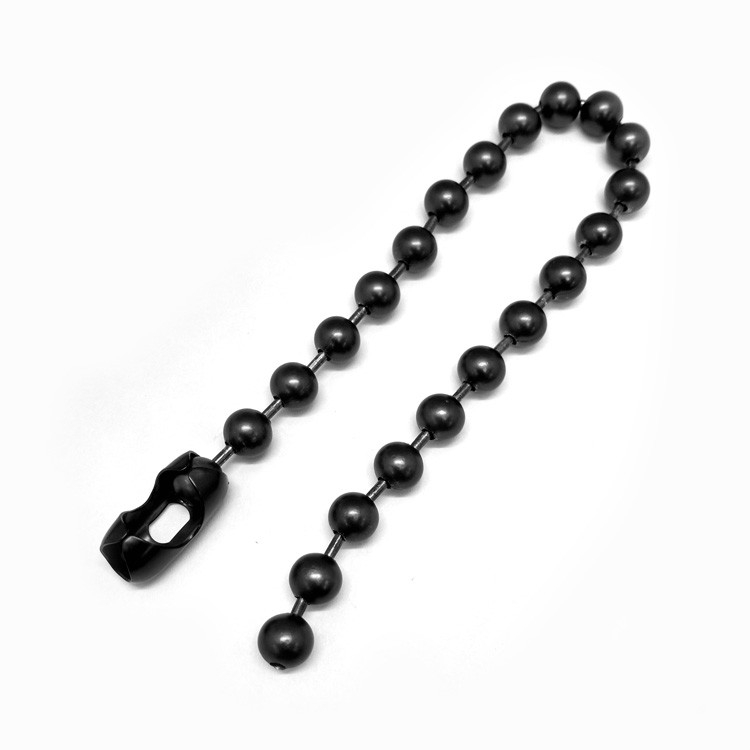 Dongguan Fengxing Hardware Factory Direct Sales 6.0 Bead Chain Hanging Plating/Roller Plating Alloy Chain Support Customization undefined