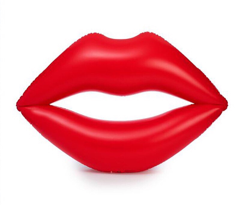 Wholesale inflatable red-lipped floating water toys, adult mounts, floating beds, swimming rings, floating rings, inflatable beds pic 7