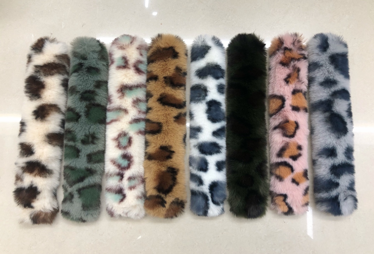 Leopard print fur hair band 2 is so cute! Adorable hair band, Dongdaemun, South Korea, plush hair tie, hair band, leather band