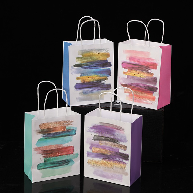 Kraft paper bags, eco-friendly bags, shopping bags, gift bags, paper bags detail image 4