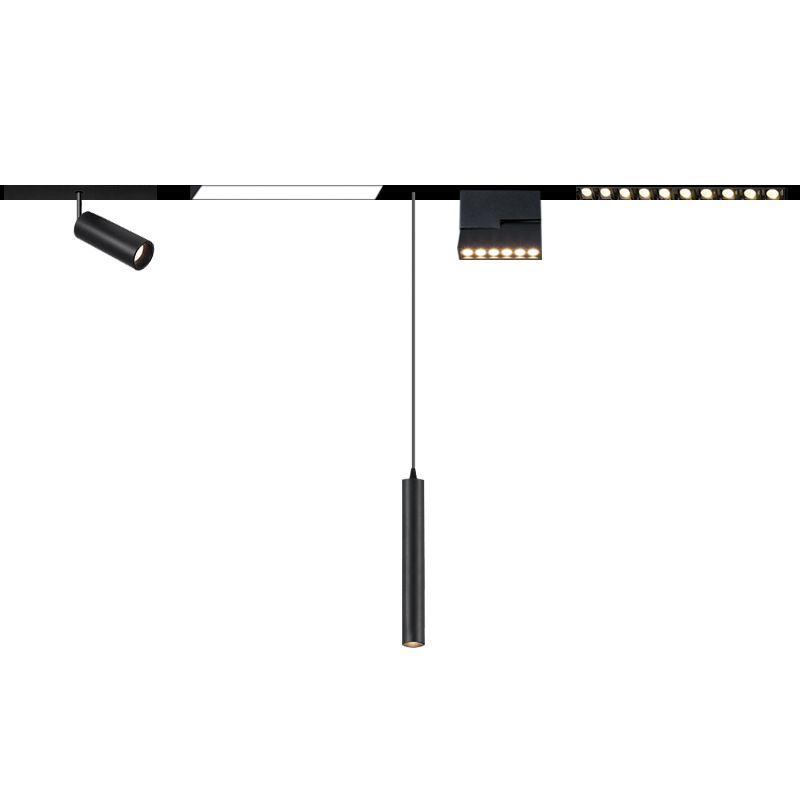 Magnetic track light, frameless embedded, no main light, lighting rail, folding spotlight, strip light, track strip for home use Application Scenario