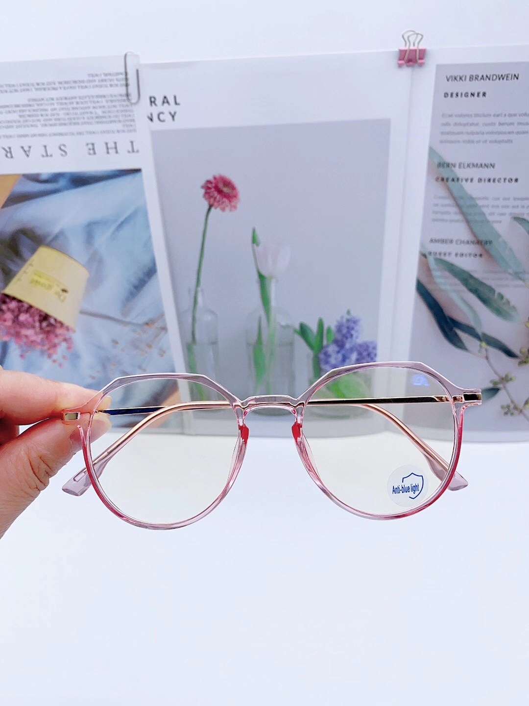 Model: TR83006, the ultra-light ins Korean version trendy natural anti-blue light glasses frame has been shipped undefined