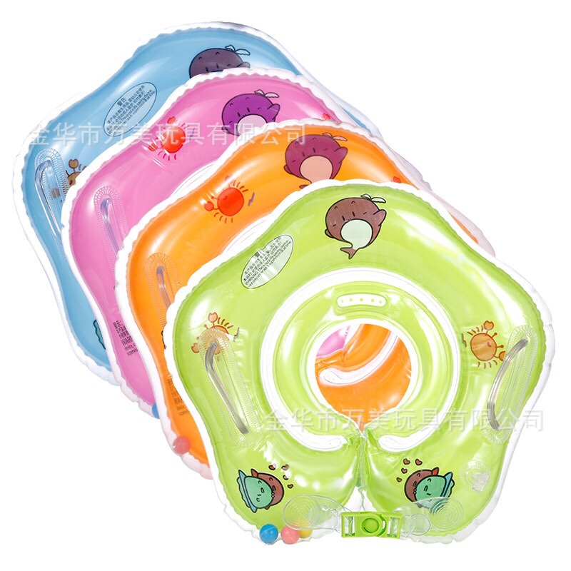 Inflatable baby neck ring, adjustable neck ring, bell-shaped life buoy, baby swimming ring detail image 11