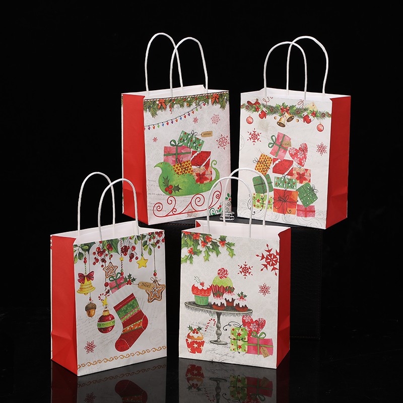 Christmas Gift Bags Shopping Bags Reusable Bags full figure