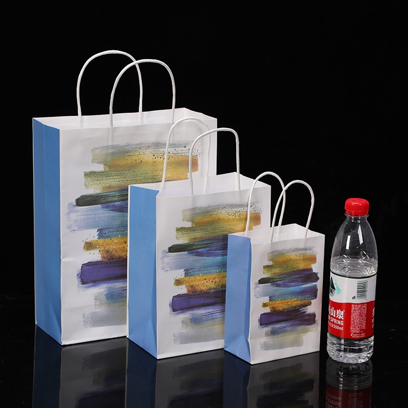 Kraft paper bags, eco-friendly bags, shopping bags, gift bags, paper bags detail image 1