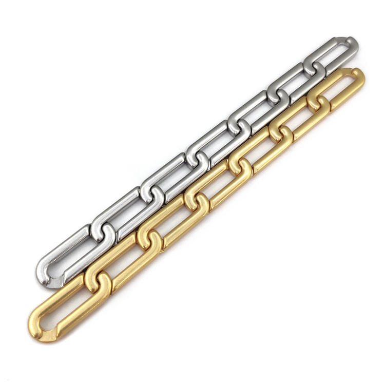 Dongguan Fengxing Hardware Factory Direct Sales Boutique Alloy Chain New Square Chain Variety Support Customization details Picture