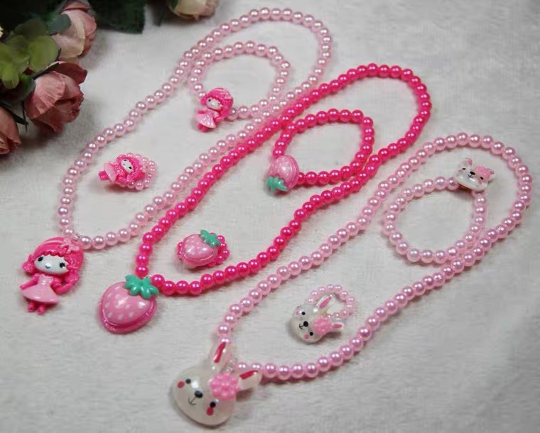 可爱风套装饰品项链