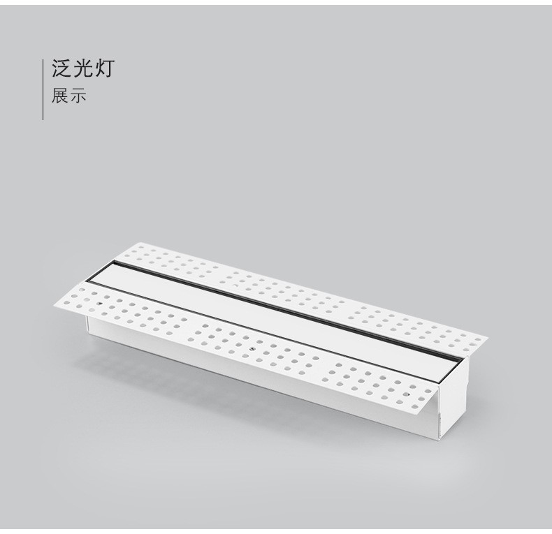 Borderless magnetic strip spotlights, led embedded pre-buried linear lights, long strip lights for living room corridors, no main light for illumination detail image 11