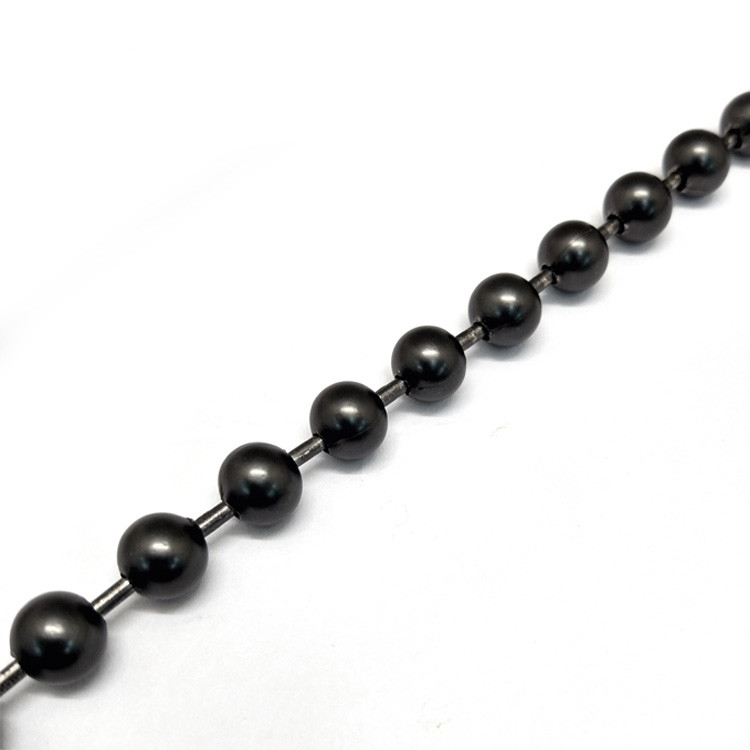 Dongguan Fengxing Hardware Factory Direct Sales 6.0 Bead Chain Hanging Plating/Roller Plating Alloy Chain Support Customization undefined