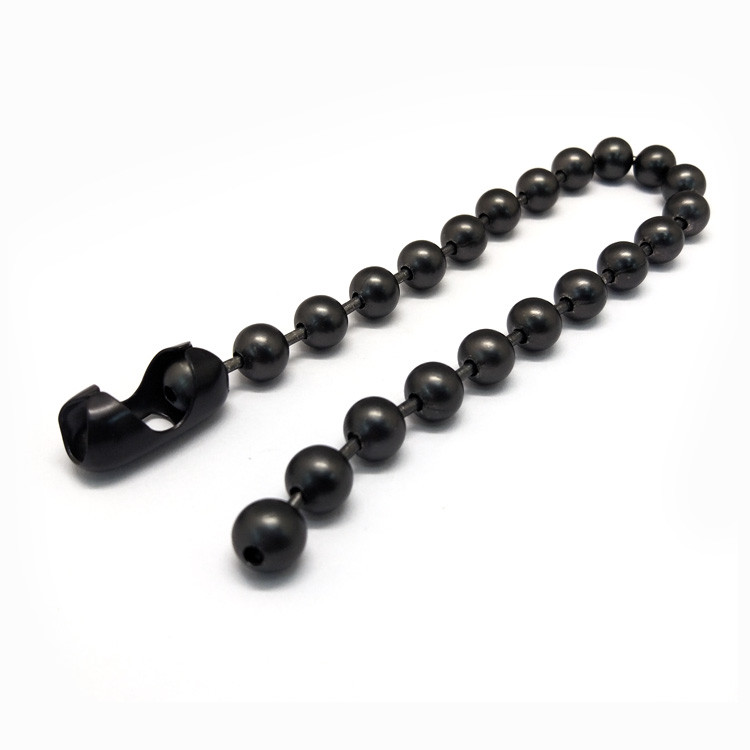 Dongguan Fengxing Hardware Factory Direct Sales 6.0 Bead Chain Hanging Plating/Roller Plating Alloy Chain Support Customization undefined