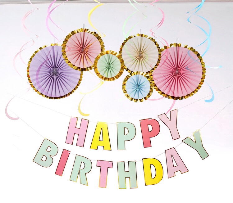 Macaron Party decoration set for baby birthday party decoration