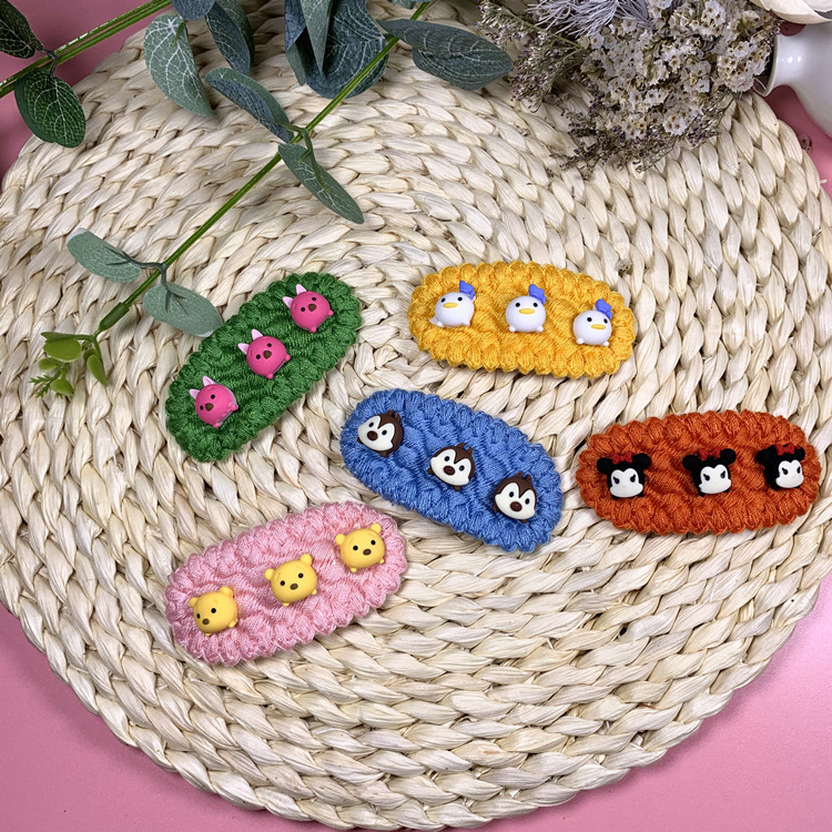 春款系彩色糖果发夹