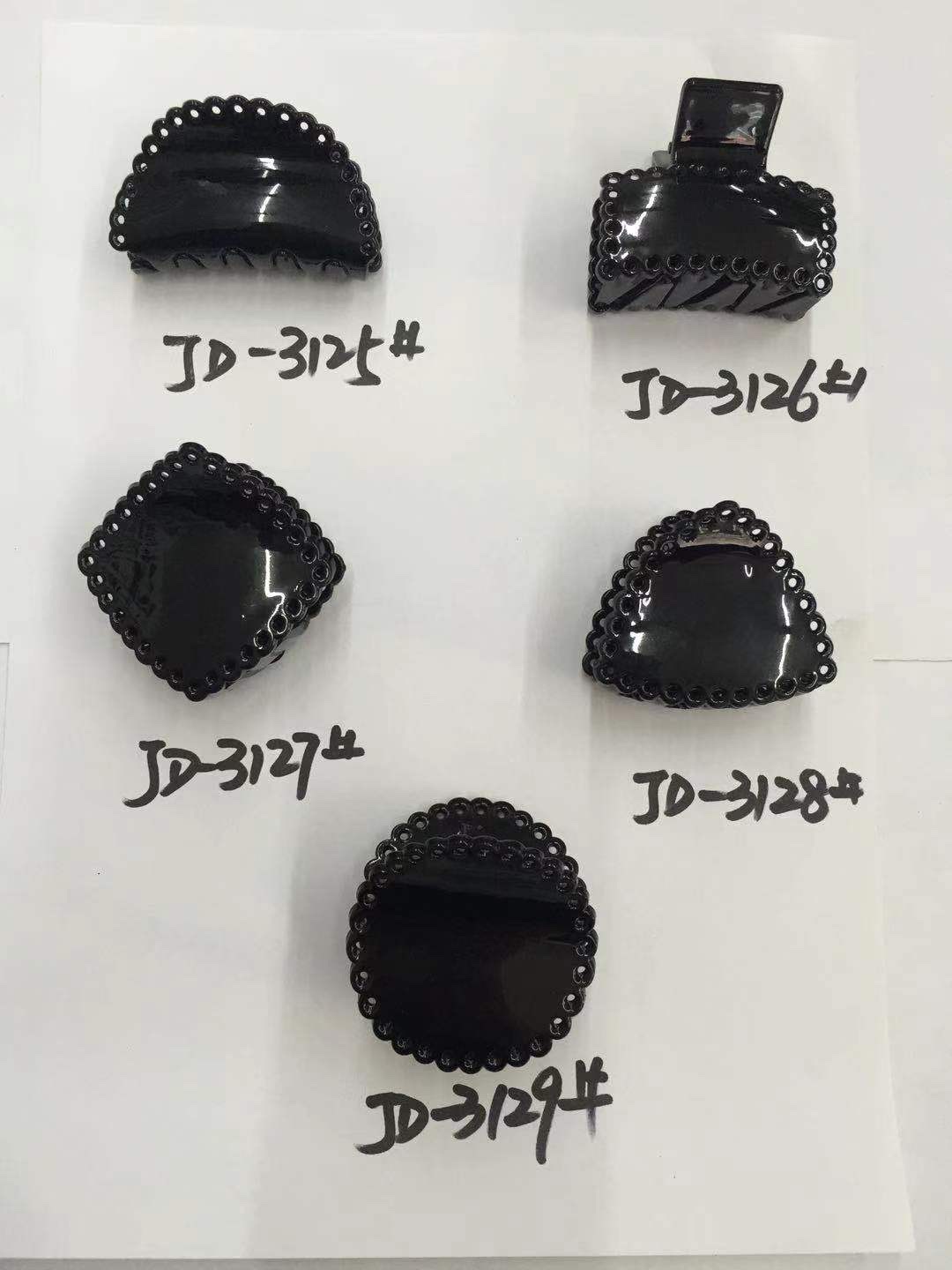 五圆水晶发夹饰品配件435345详情图1