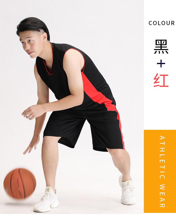 定制成人儿童篮球服套装比赛训练透气运动队服光板篮球衣定制批发详情图20