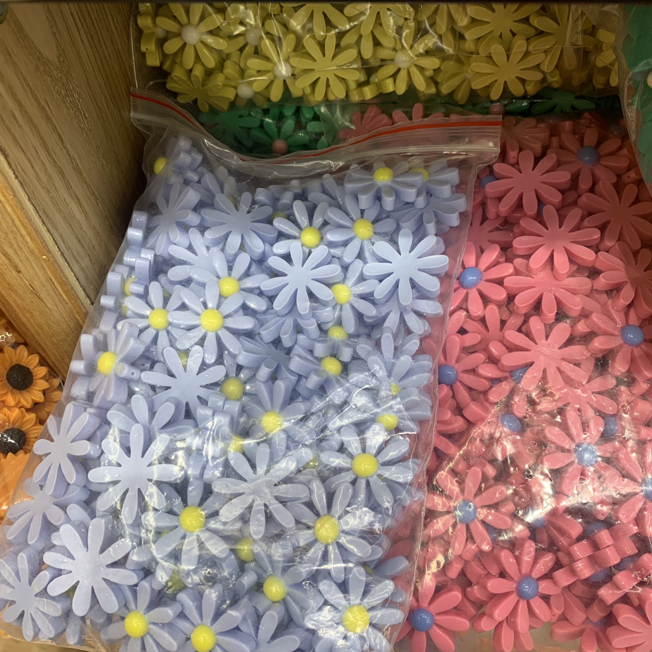 大雏菊 树脂饰品配件  1000装