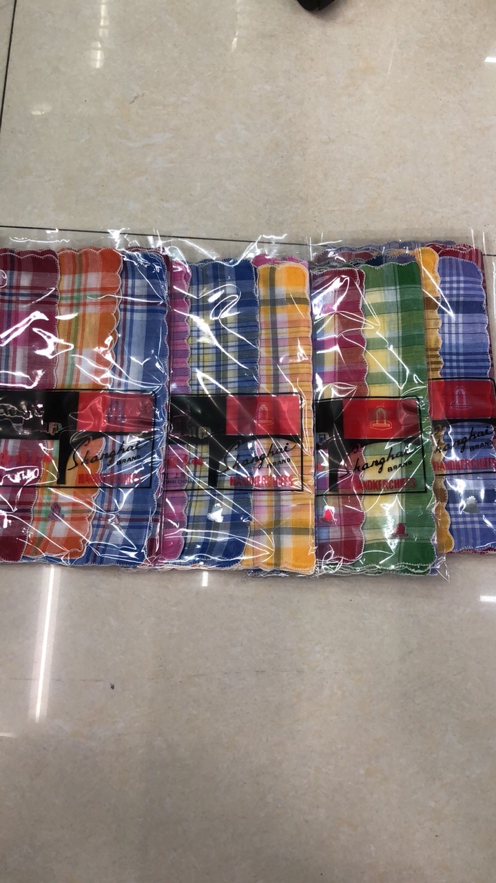 Checkered handkerchief