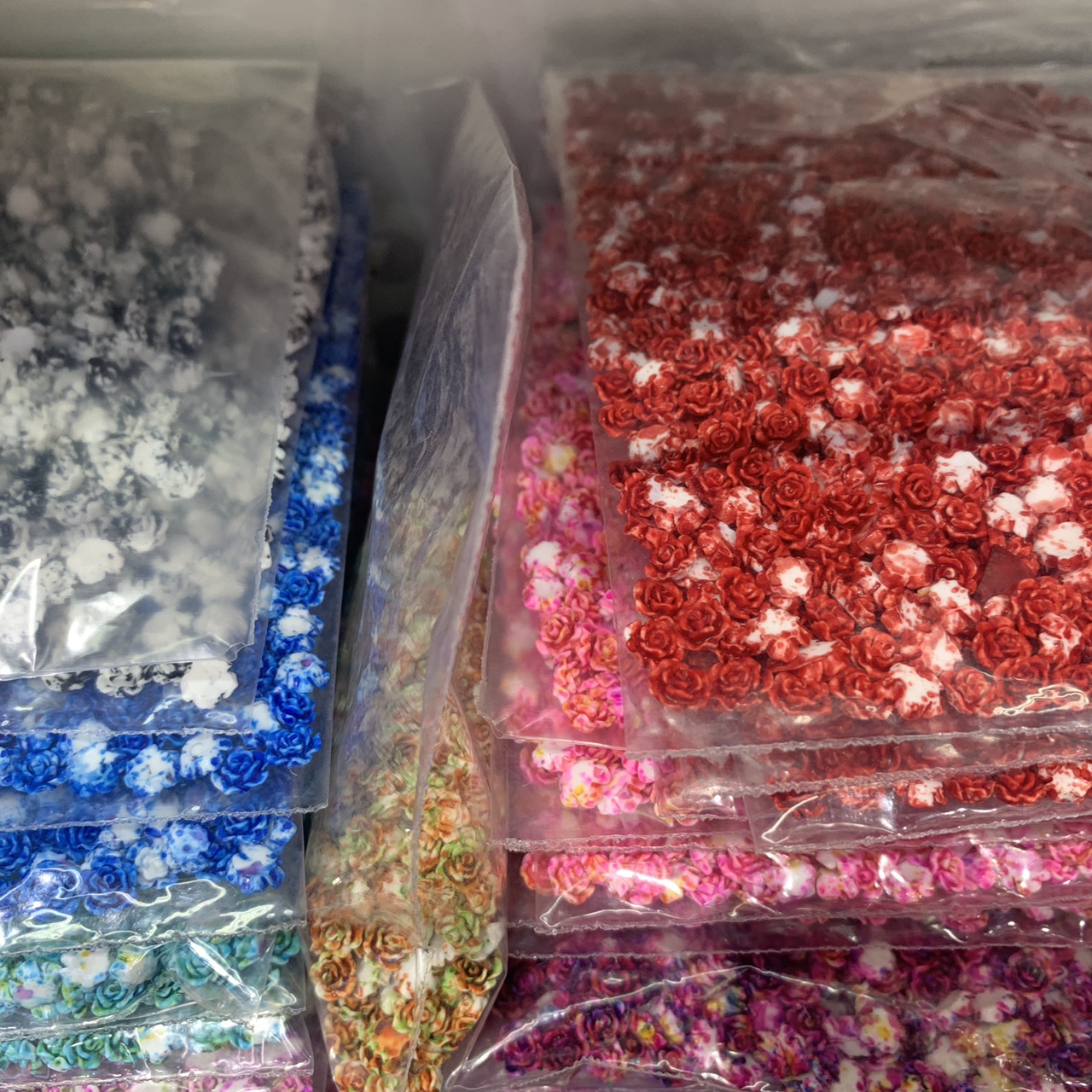 散点树脂花最小号  树脂饰品配件 1000装