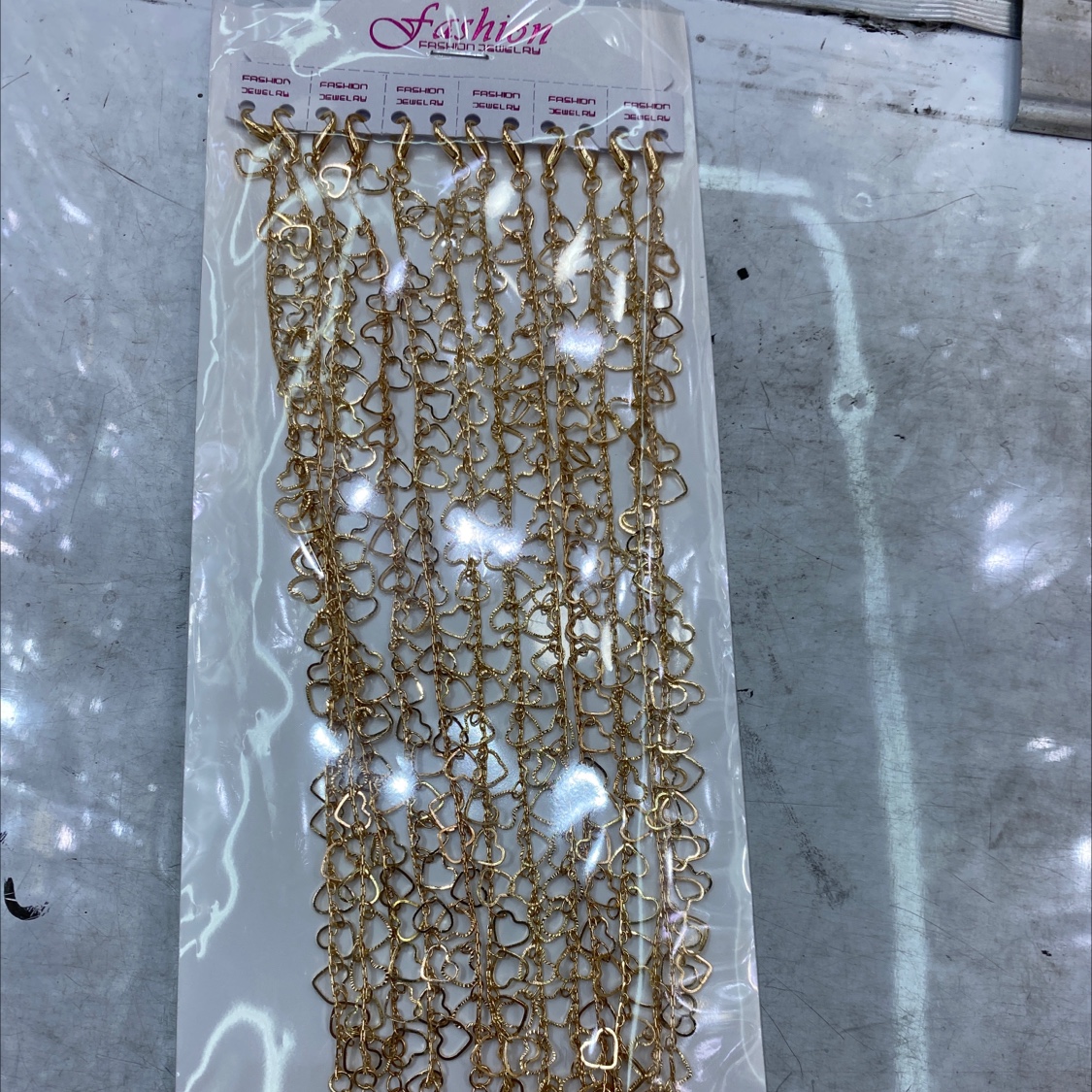 脚链挂批花桃心