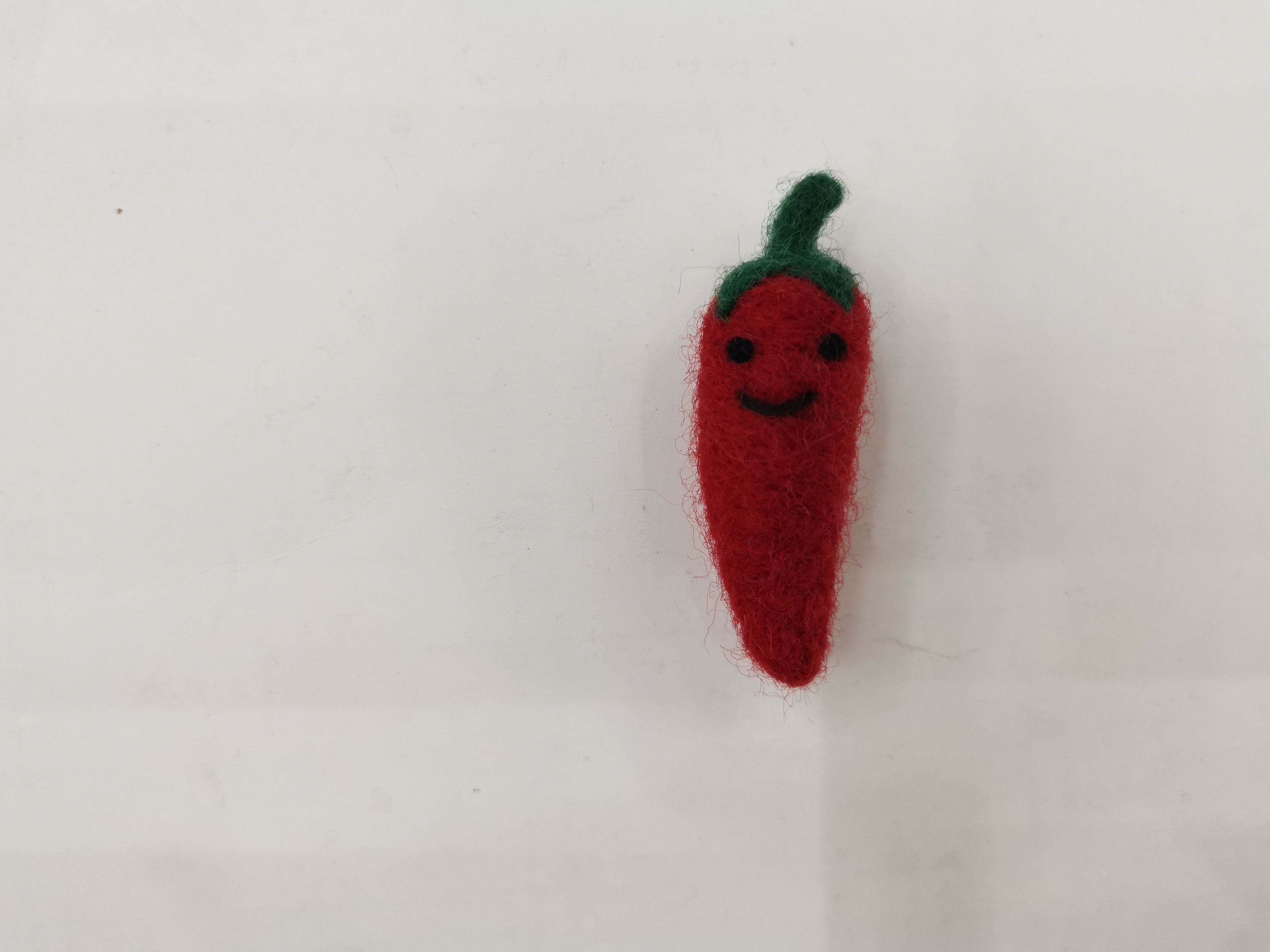 Wool felt handmade chili thumbnail