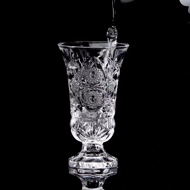 法兰晶 酒杯 玻璃家用酒杯 酒吧 洋酒杯 威士忌酒杯 透明款小号图