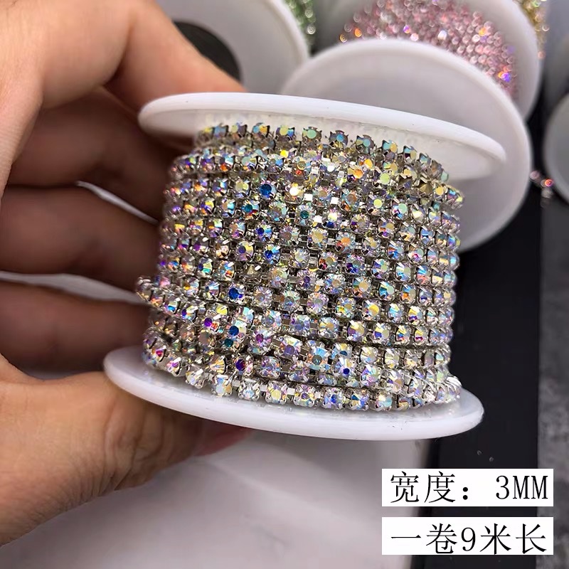 3 مم، أغطية مخالب الكريستال المغلفة بأغطية اليد، أغطية ثوب الزفاف Item Picture
