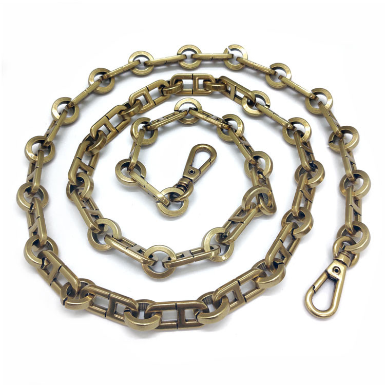 Dongguan Fengxing Hardware Factory Direct Alloy Chain Hanging Plated Figure-Eight Chain Color Support Customization undefined