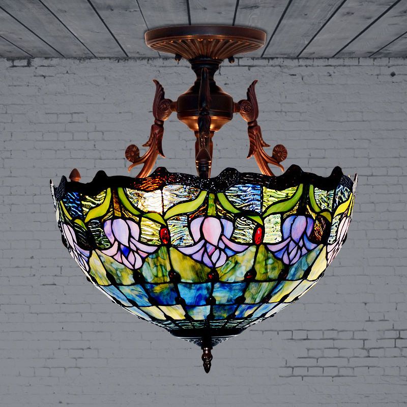 16 "tulip LED ceiling lamp round table chandelier living room lamp bedroom balcony lamp