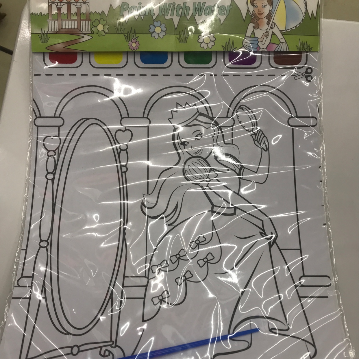 填色女孩系列 绘画用品 填色用品