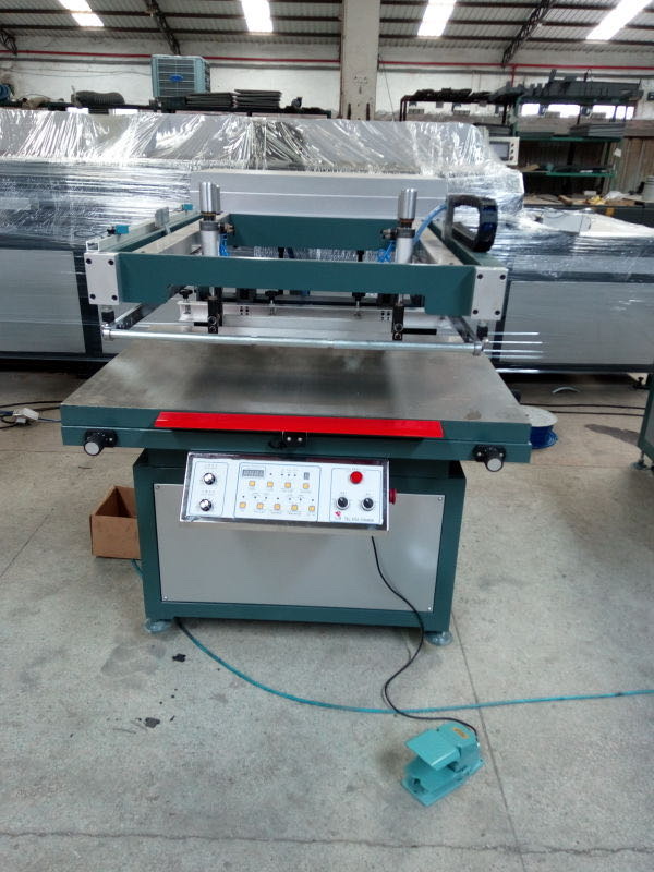 Inclined arm screen printing machine Specification image