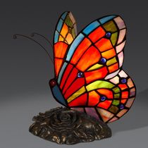 Small night lamp butterfly creative bedroom bedside lamp exquisite featured craft desk lamp
