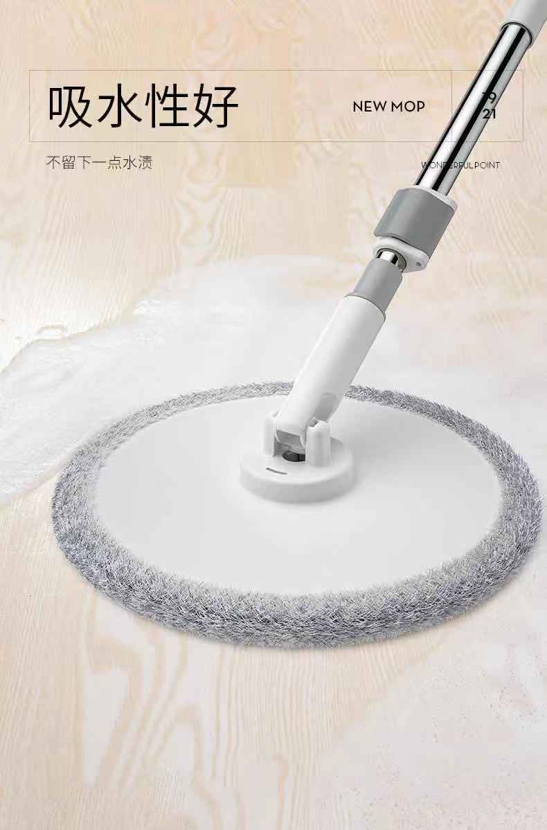 免手洗旋转拖把桶平板家用瓷砖地一拖净懒人拖把拖地神器拖布干湿两用家用拖把详情图7