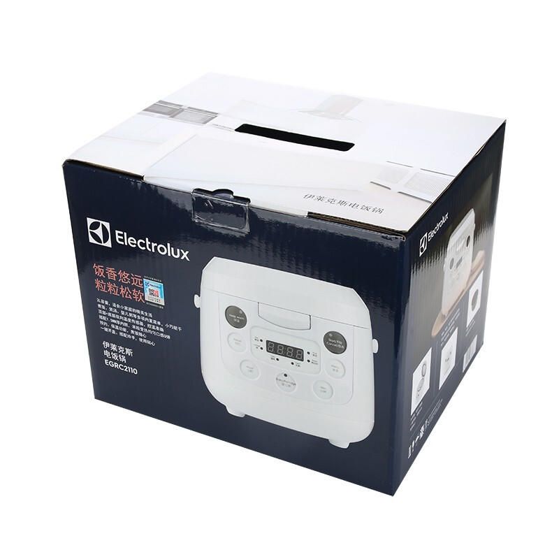 伊莱克斯（Electrolux）EGRC2110电饭锅 白色白底实物图