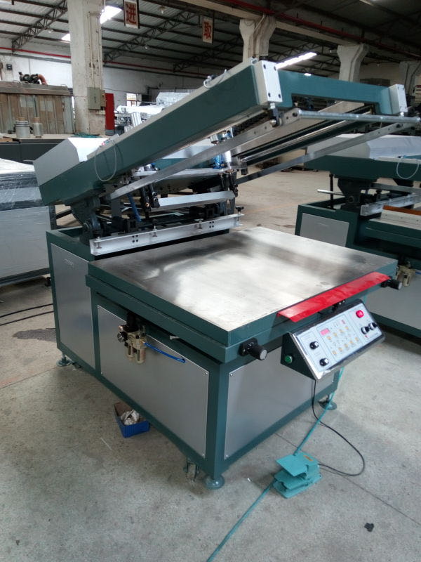 Inclined arm screen printing machine details Picture
