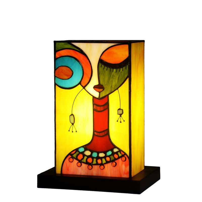 Small night lamp colored glass decorative lamp in bedroom new fancy lamp in children's room