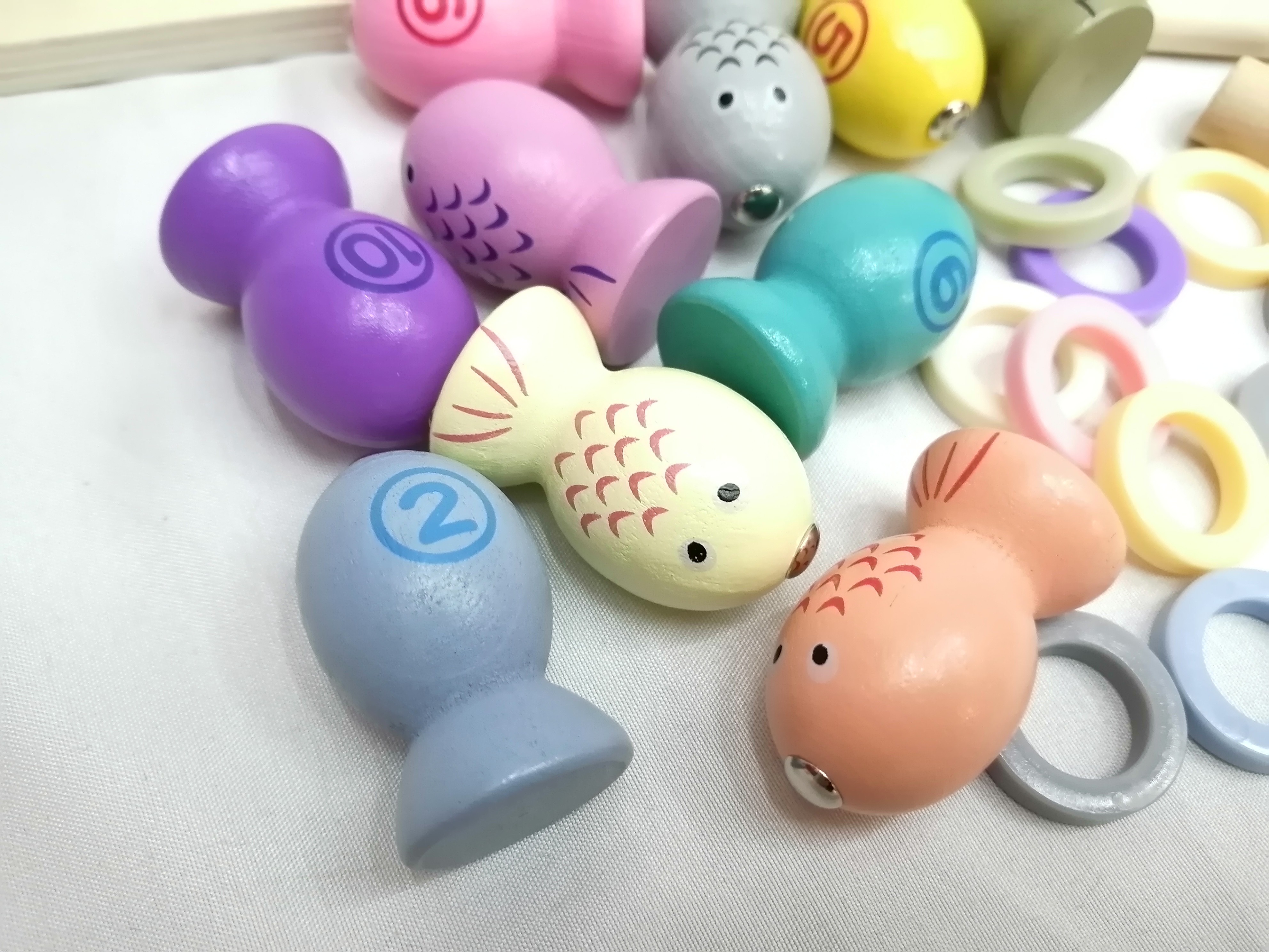 Baby educational toys, digital building blocks, jigsaw puzzles, shapes, fishing matching, cognitive boards, early childhood education for children pic 1