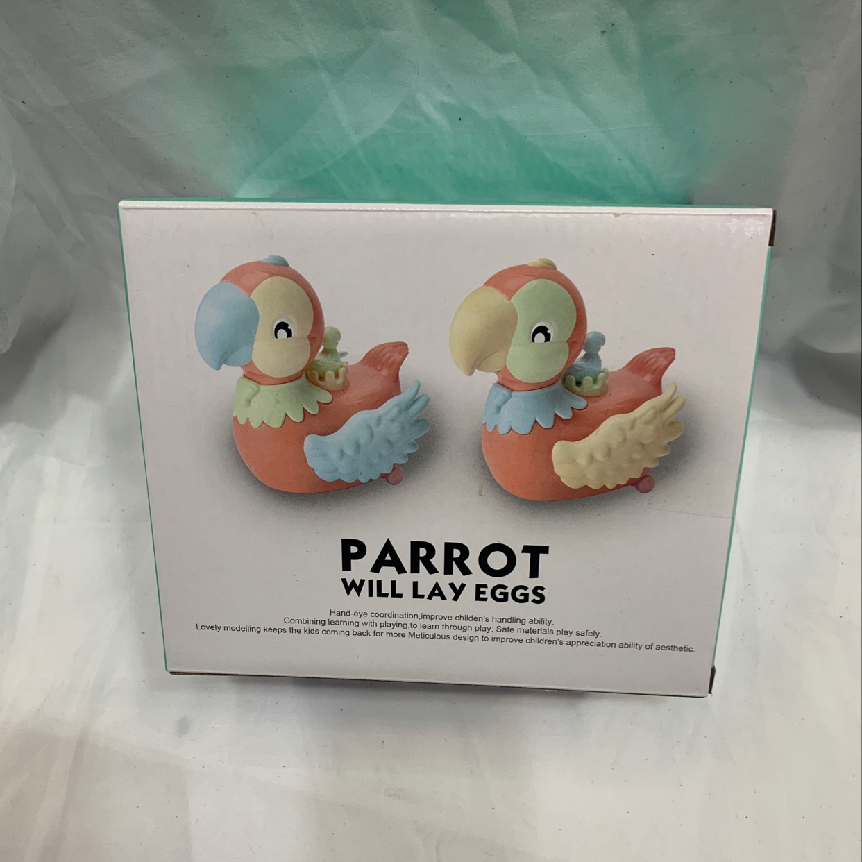 万向轮电动小萌鸟自行行走带有音乐图