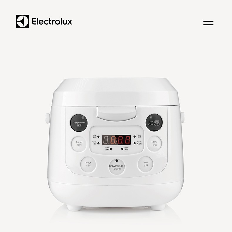 伊莱克斯（Electrolux）EGRC2110电饭锅 白色详情图1