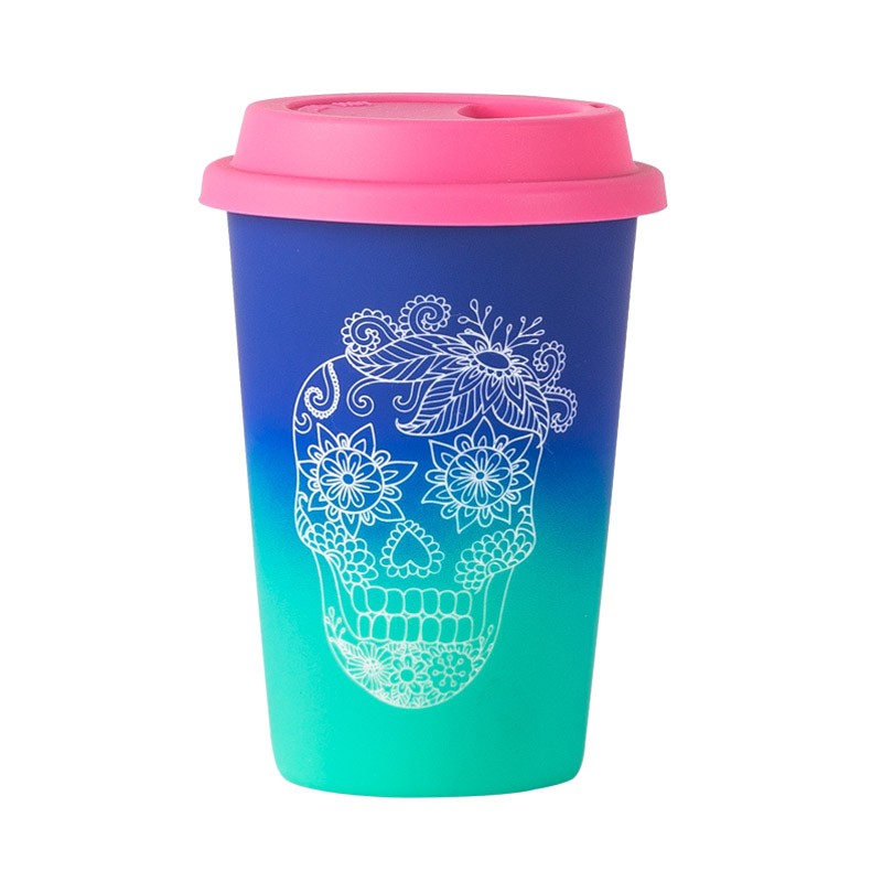 Daily-use ceramic travel cups without handles and with LIDS detail image 4