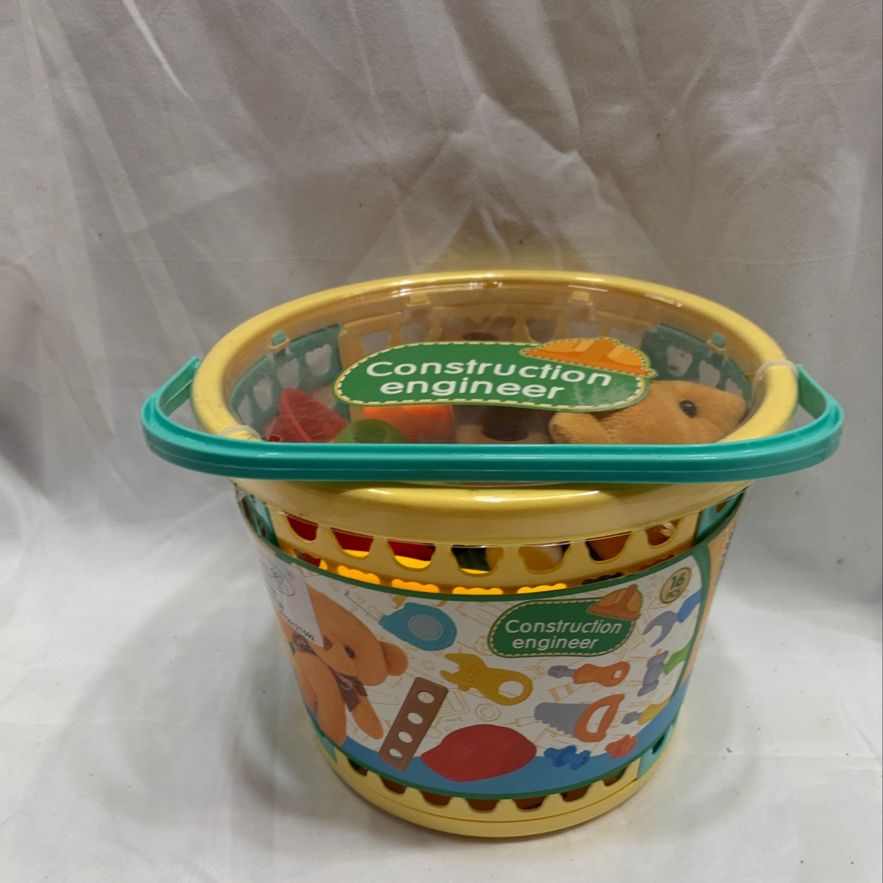 过家家工程套装系列配有小熊熊主角