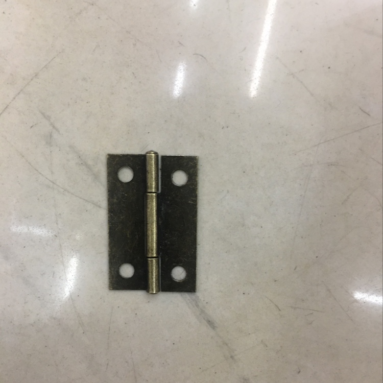 Antique-colored hinges