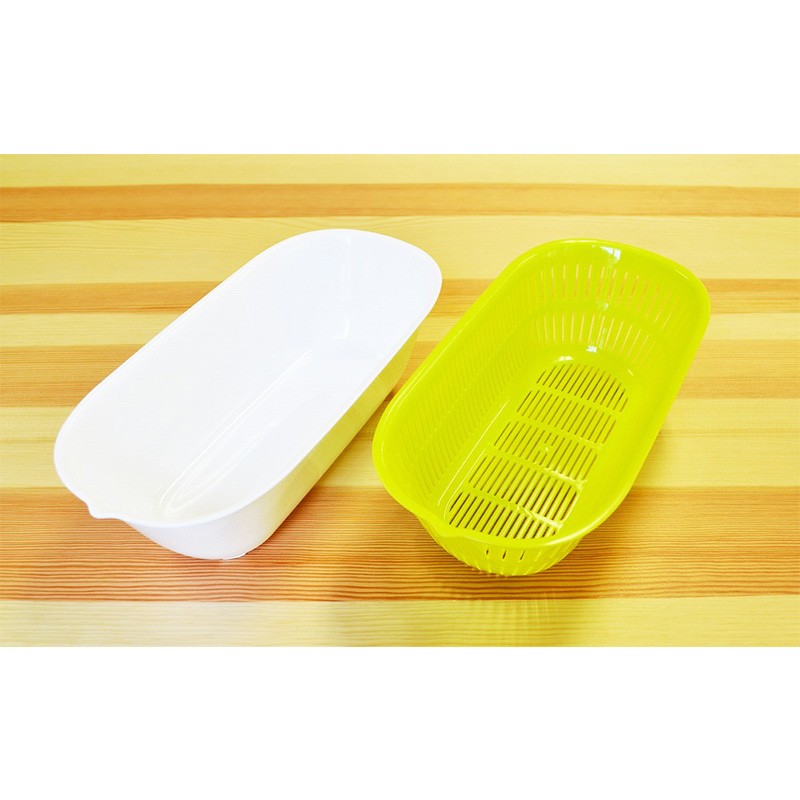 KOKUBO日本双层沥水篮套装 1.5L详情图2