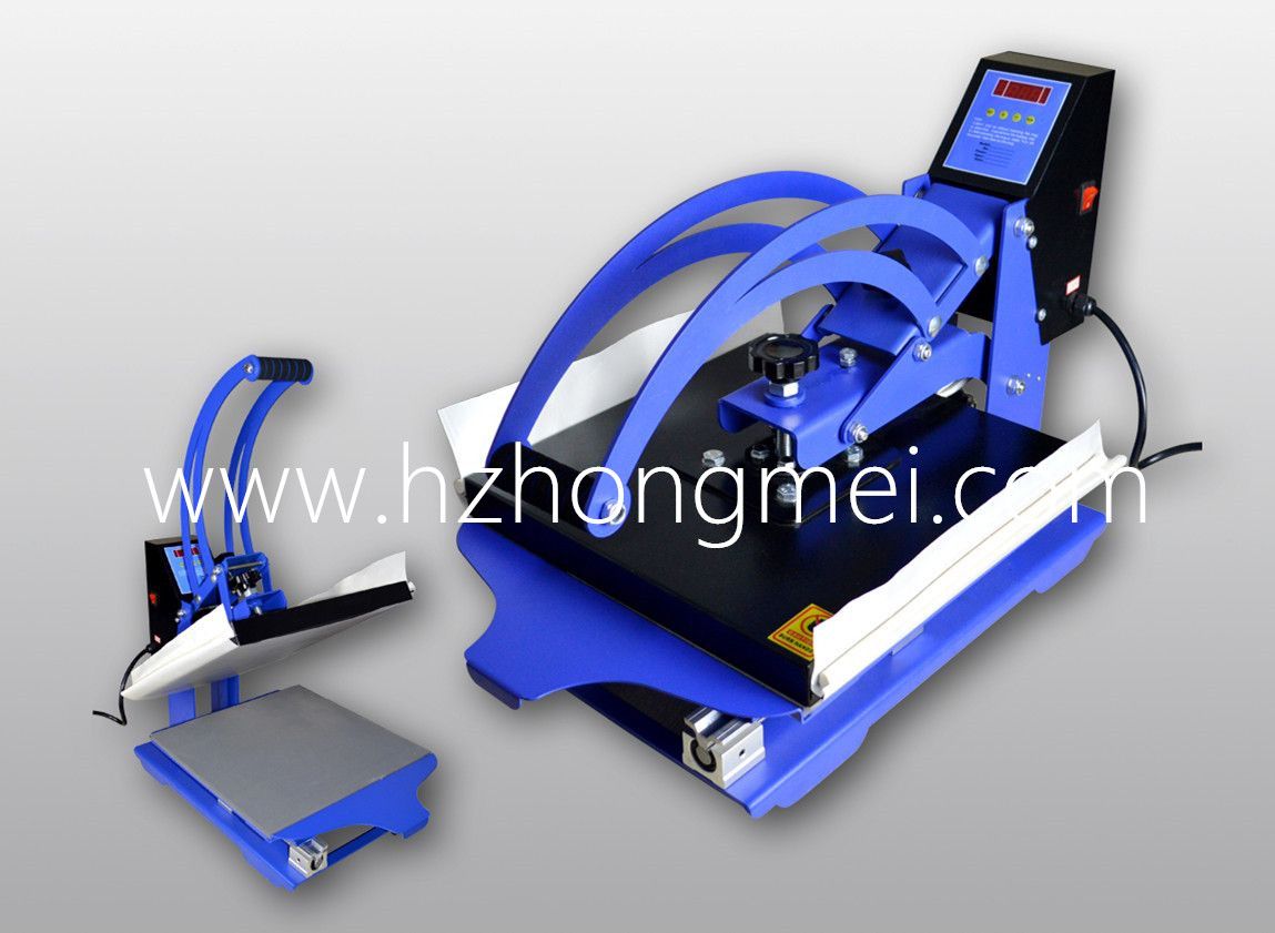 Wholesale and order of 3838 T-shirt positioning single base plate heat transfer machine, flat plate machine, hot stamping machine and hot stamping equipment manufacturer